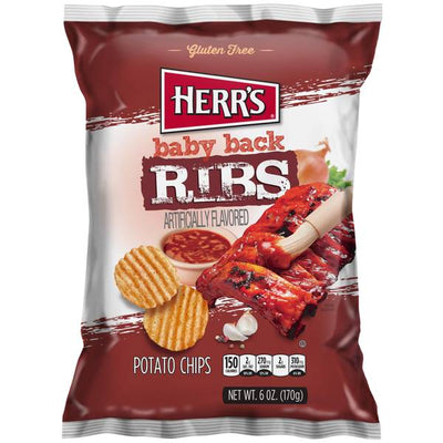Herr's 6 Oz Baby Back Rib Chips