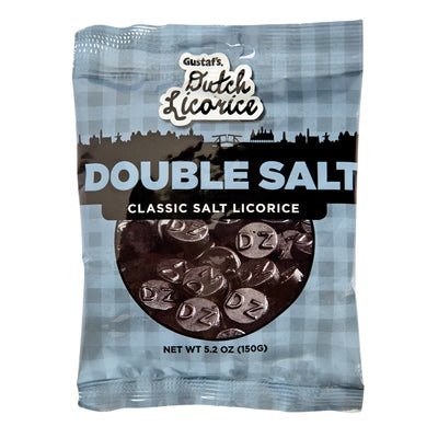 Dutch Licorice Double Salt 150g Hangbag