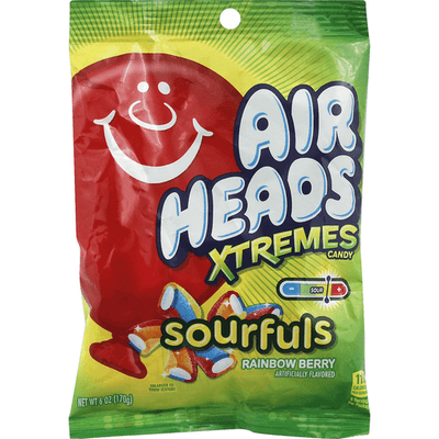 Airheads Xtremes Sour Rainbow Berry Chewy