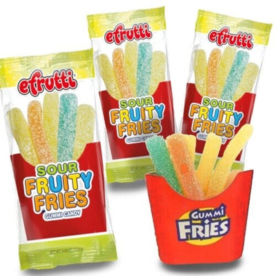 efrutti Sour Fruity Fries Gummi Candy