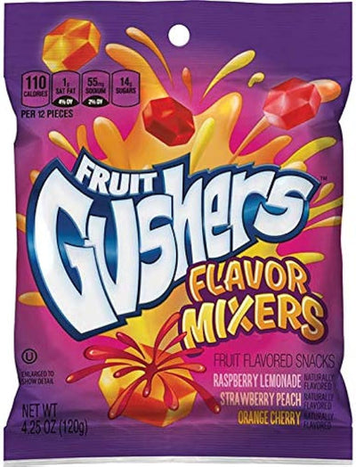 Gushers Fruit Flavored Snacks Flavor Mixers