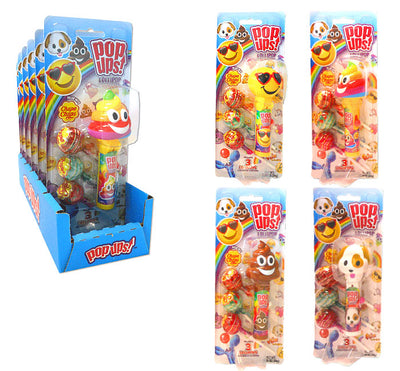 Emoji Popup's Lollipops 3 pack