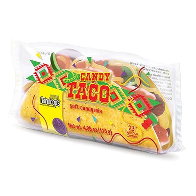Raindrops - Gummy Candy Taco - Yummy Gummy Food Looks Just Like a Taco - Unique and Edible