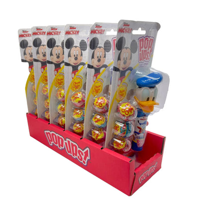 Disney Mickey and Minnie Mouse Pop Ups Lollipop Case with Chupa Chups (pack)