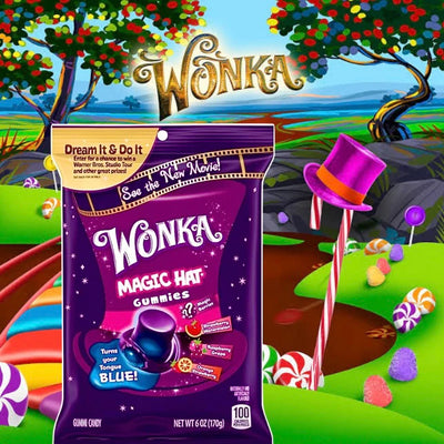 Wonka Magic Hat Gummies Mixed Flavors 6 oz