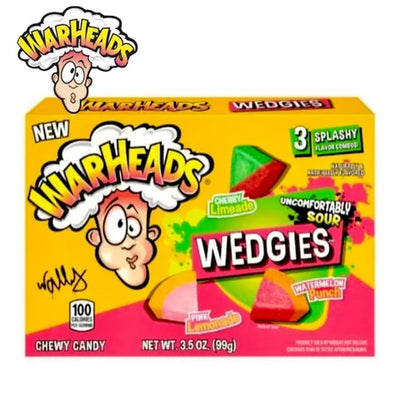 Warheads Wedgies Chewy Candy 3.5 oz. Theater Box