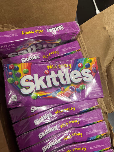 Skittles Wild Berry Candy Theater Box - Damaged packaging