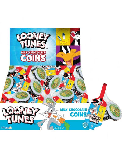 Looney Tunes Choc Coins 30g