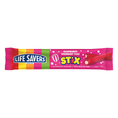 Lifesavers  Raspberry Sherbert Fizz Stix 40g