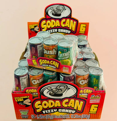 Soda can Fizzy Can 6 Pack