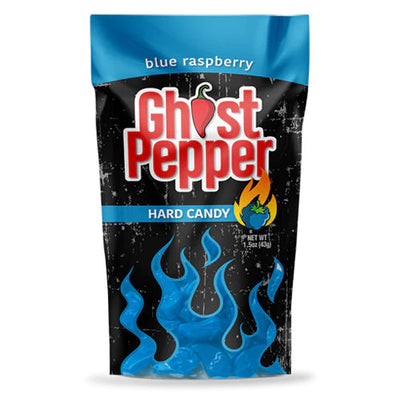 Flamethrower Blue Raspberry Ghost Pepper Hard Candy