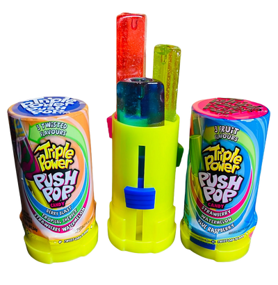 Triple Power Push Pop Candy