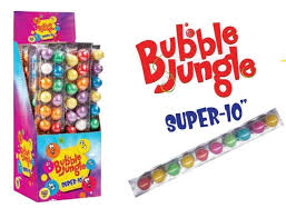 Bubble Jungle 10 Pack Bubble Gum