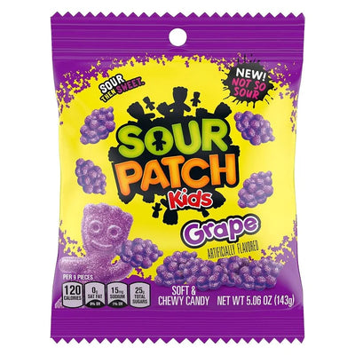 Sour Patch Kids Grape Soft and Chewy Candy oz