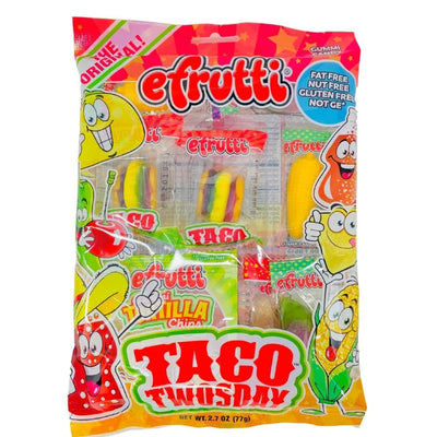 Gummi Theme Bag Taco Twosday Shelf Tray 2.7 Oz.