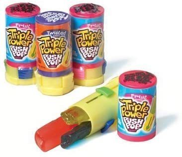 Triple Power Push Pop Candy