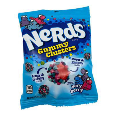 Nerds Gummy Clusters Candy Very Berry 141g