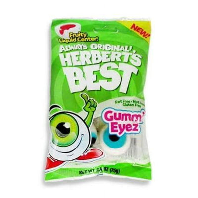 Herbert S Best Gummi Eyez | Gummy Eyes Gummy Candy with Fruity Liquid Center | Fun-filled Flavors Fat Free Gluten Free Nut Free
