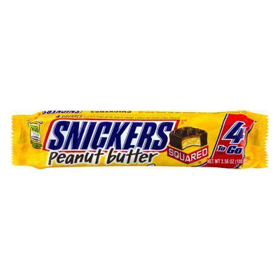 Snickers Peanut Butter Squared Sharing Size Chocolate Candy Bars 3.56-Ounce Bar