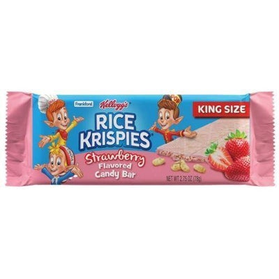 Kellogg's Rice Krispies Strawberry Candy Bar King Size 2.75 oz ships Worldwide